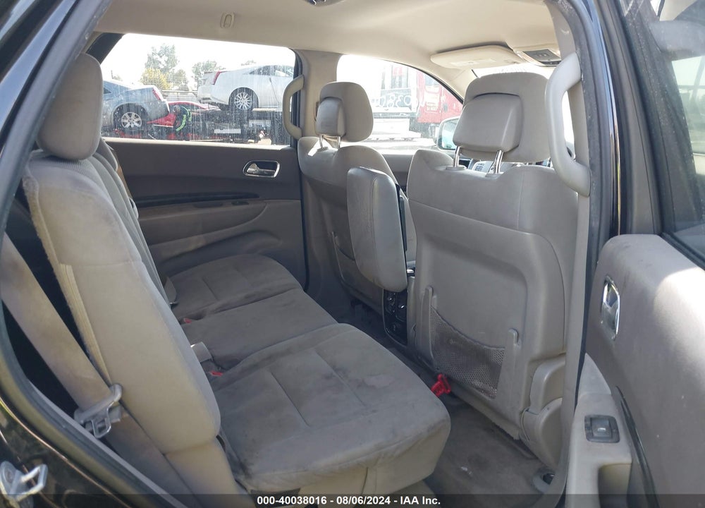 2011 DODGE DURANGO CREW VIN: 1D4RD4GG3BC626801