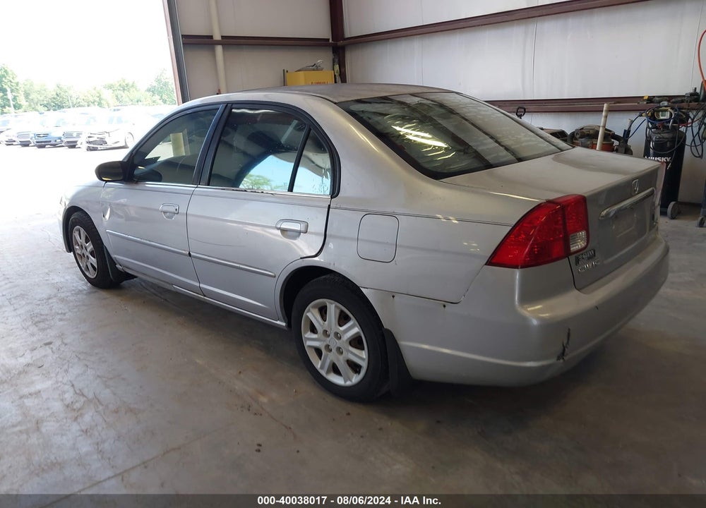 2003 HONDA CIVIC EX VIN: 1HGES26783L009789