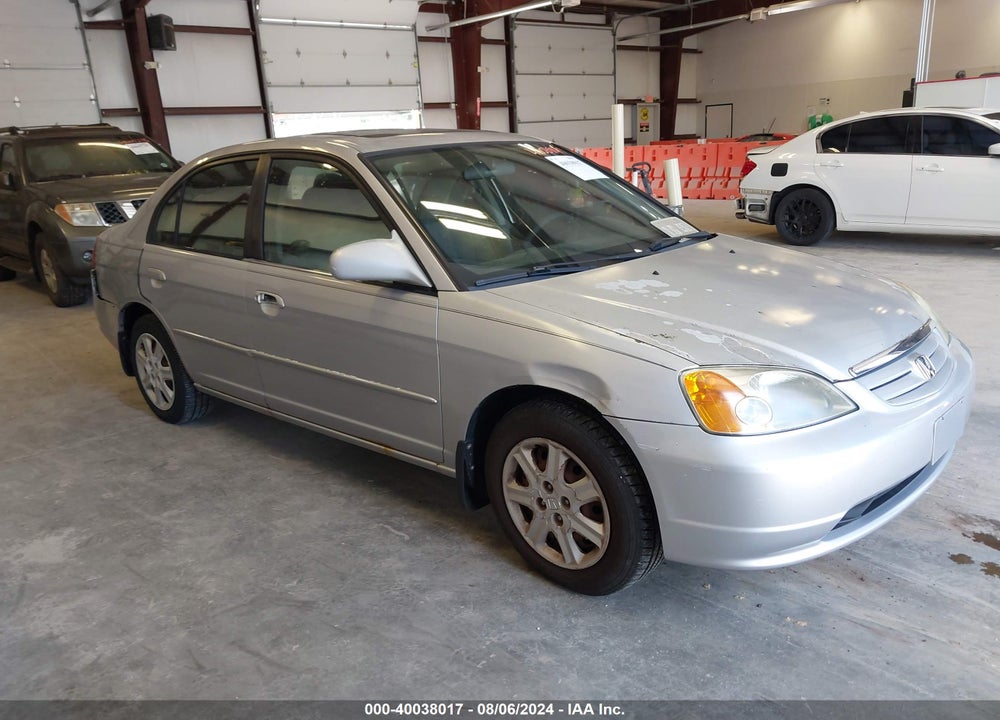 2003 HONDA CIVIC EX VIN: 1HGES26783L009789