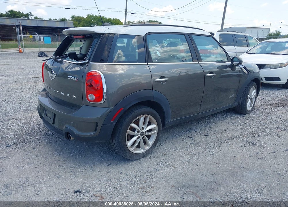 2014 MINI COUNTRYMAN COOPER S VIN: WMWZC5C53EWP41375
