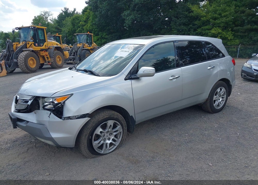 2009 ACURA MDX TECHNOLOGY PACKAGE VIN: 2HNYD28619H518875