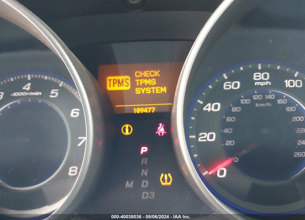 2009 ACURA MDX TECHNOLOGY PACKAGE VIN: 2HNYD28619H518875
