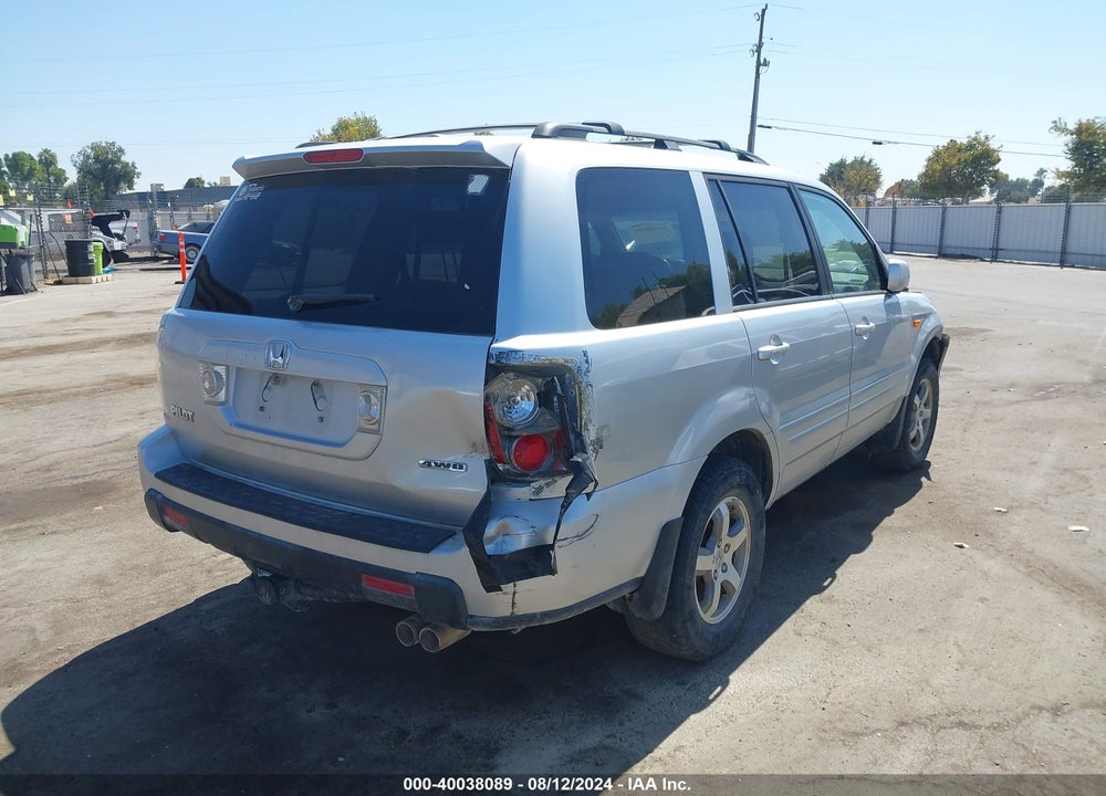 2007 HONDA PILOT EX-L VIN: 2HKYF18527H514369