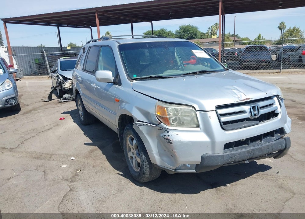 2007 HONDA PILOT EX-L VIN: 2HKYF18527H514369