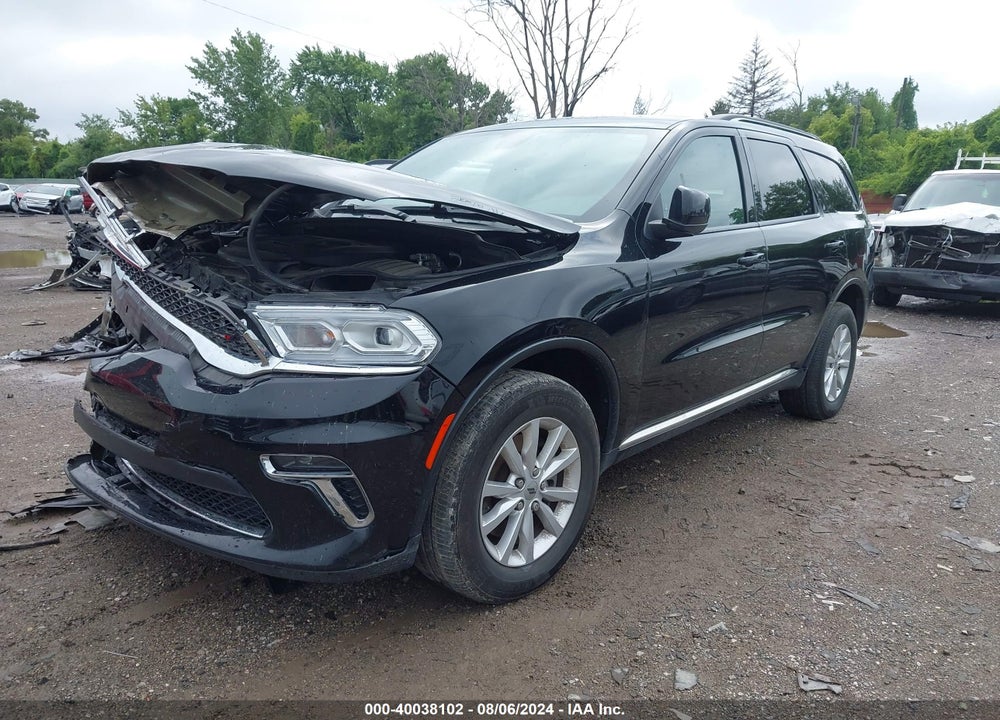 2021 DODGE DURANGO SXT PLUS AWD VIN: 1C4RDJAG7MC852881