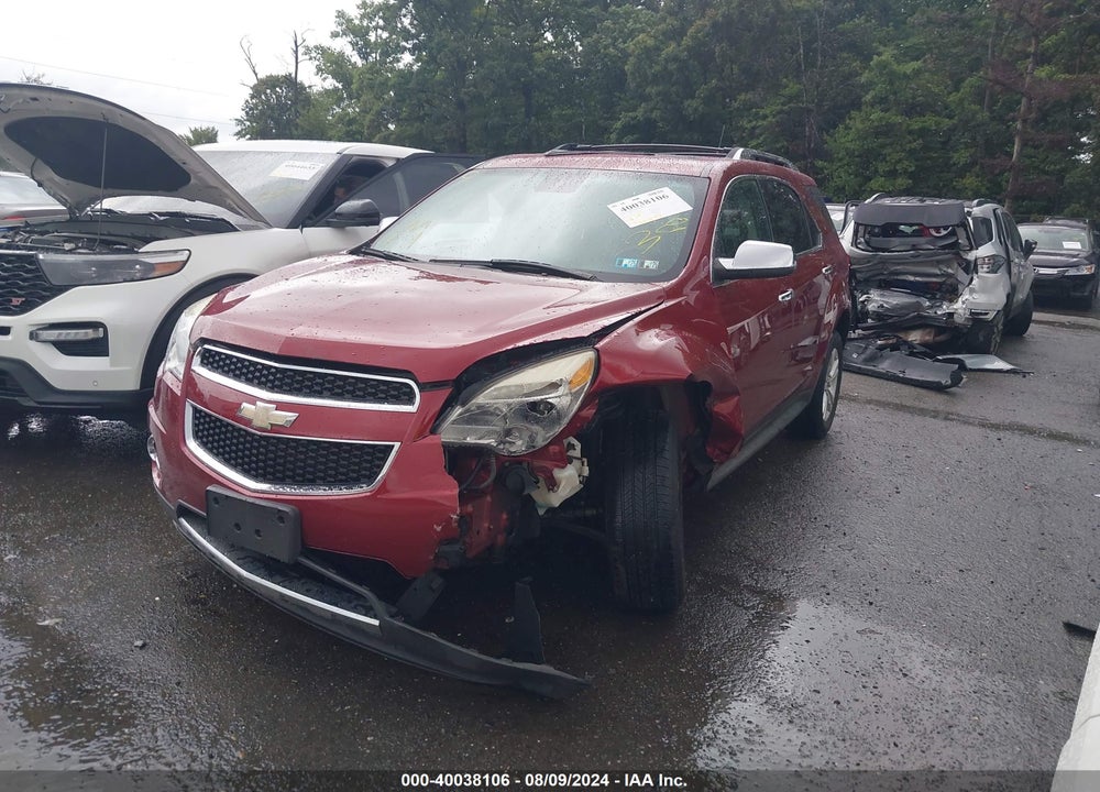 2012 CHEVROLET EQUINOX LTZ VIN: 2GNFLGE52C6352482