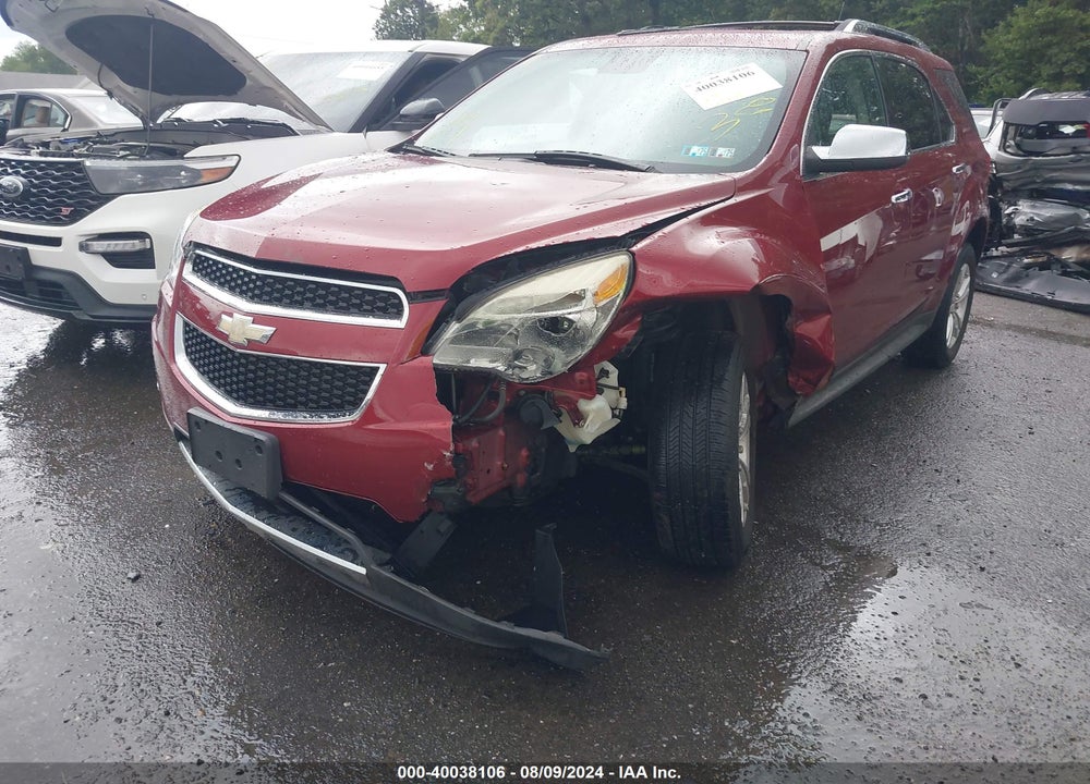 2012 CHEVROLET EQUINOX LTZ VIN: 2GNFLGE52C6352482