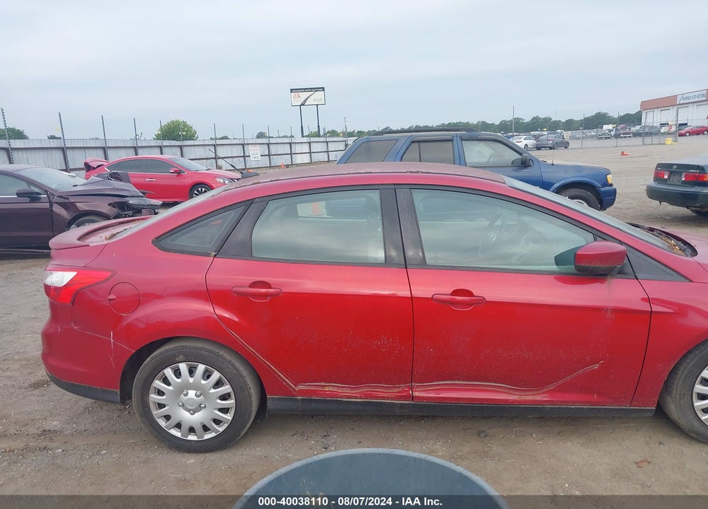 2012 FORD FOCUS SE VIN: 1FAHP3F29CL281958