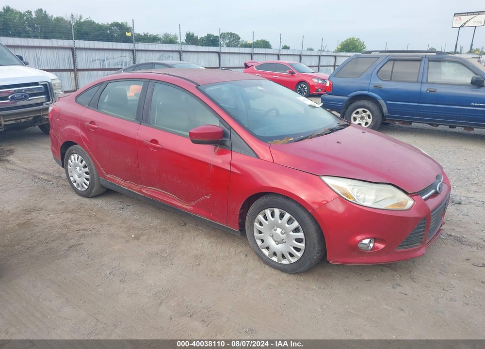 2012 FORD FOCUS SE VIN: 1FAHP3F29CL281958