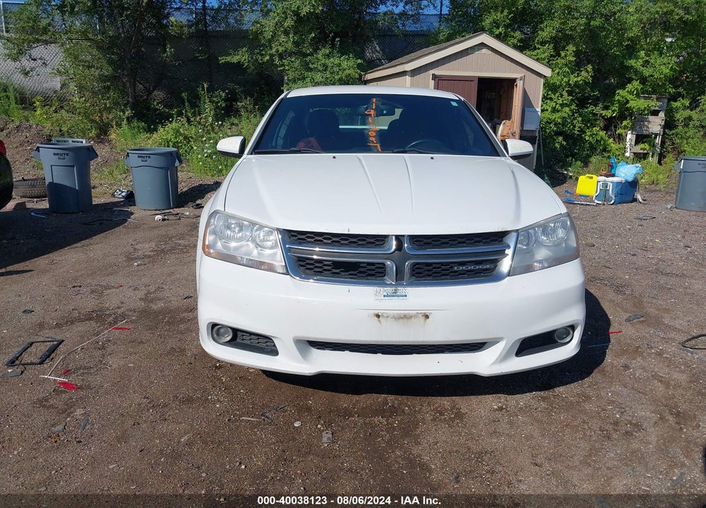 2011 DODGE AVENGER MAINSTREET VIN: 1B3BD1FG3BN555958