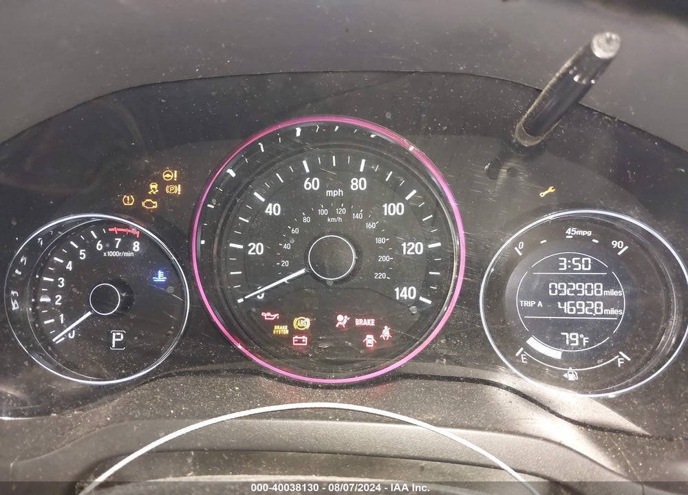2017 HONDA HR-V LX VIN: 3CZRU6H36HM732729