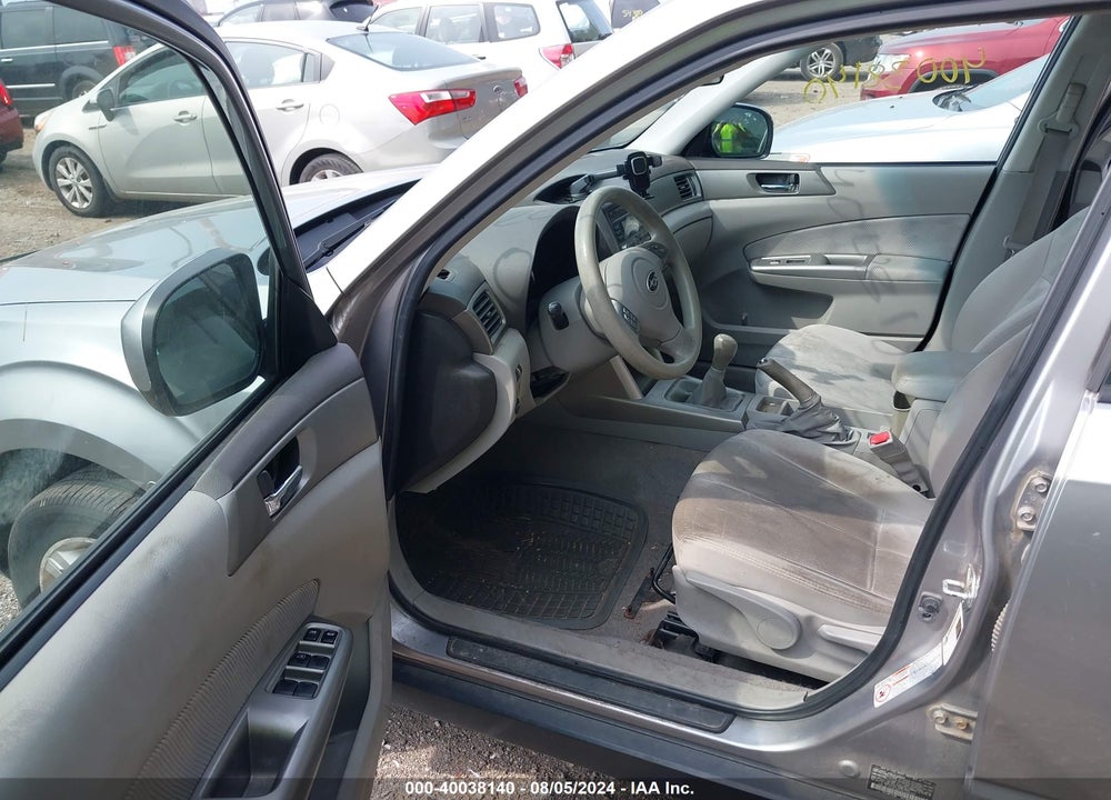 2009 SUBARU FORESTER 2.5X VIN: JF2SH63659G784265