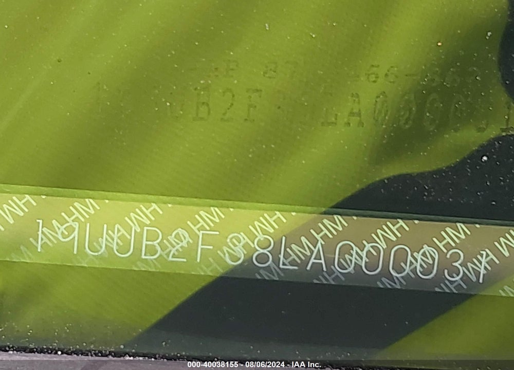 2020 ACURA TLX STANDARD VIN: 19UUB2F38LA000031