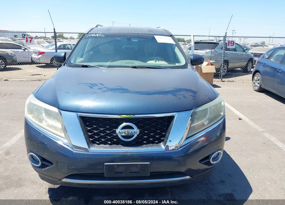 2013 NISSAN PATHFINDER SL VIN: 5N1AR2MN8DC632577