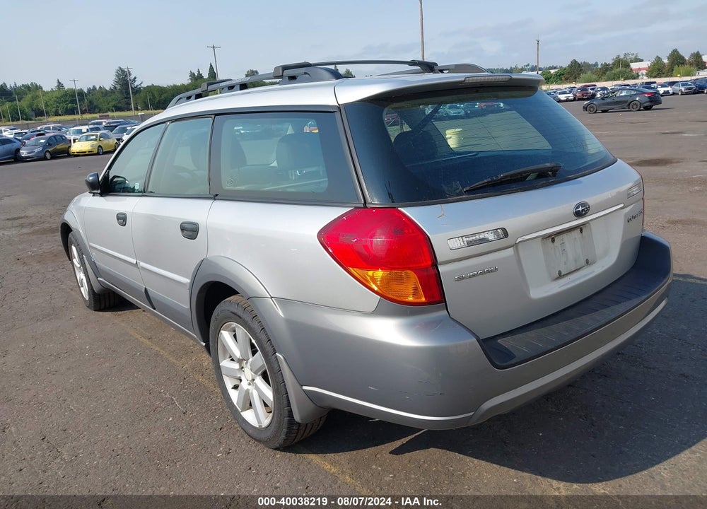 2006 SUBARU OUTBACK 2.5I VIN: 4S4BP61C667361888
