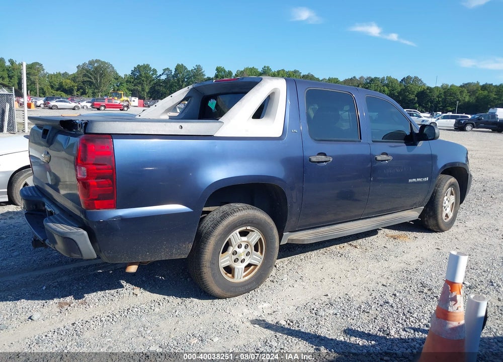 2007 CHEVROLET AVALANCHE 1500 LS VIN: 3GNEC12047G120025