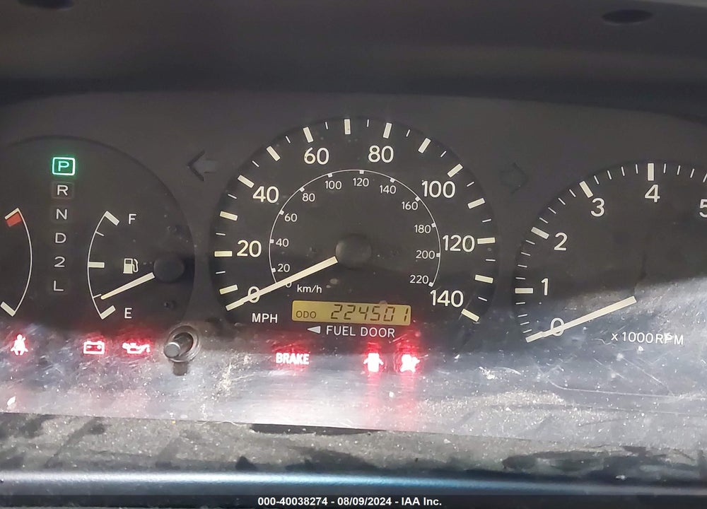 2000 TOYOTA CAMRY LE V6 VIN: JT2BF22K1Y0237232