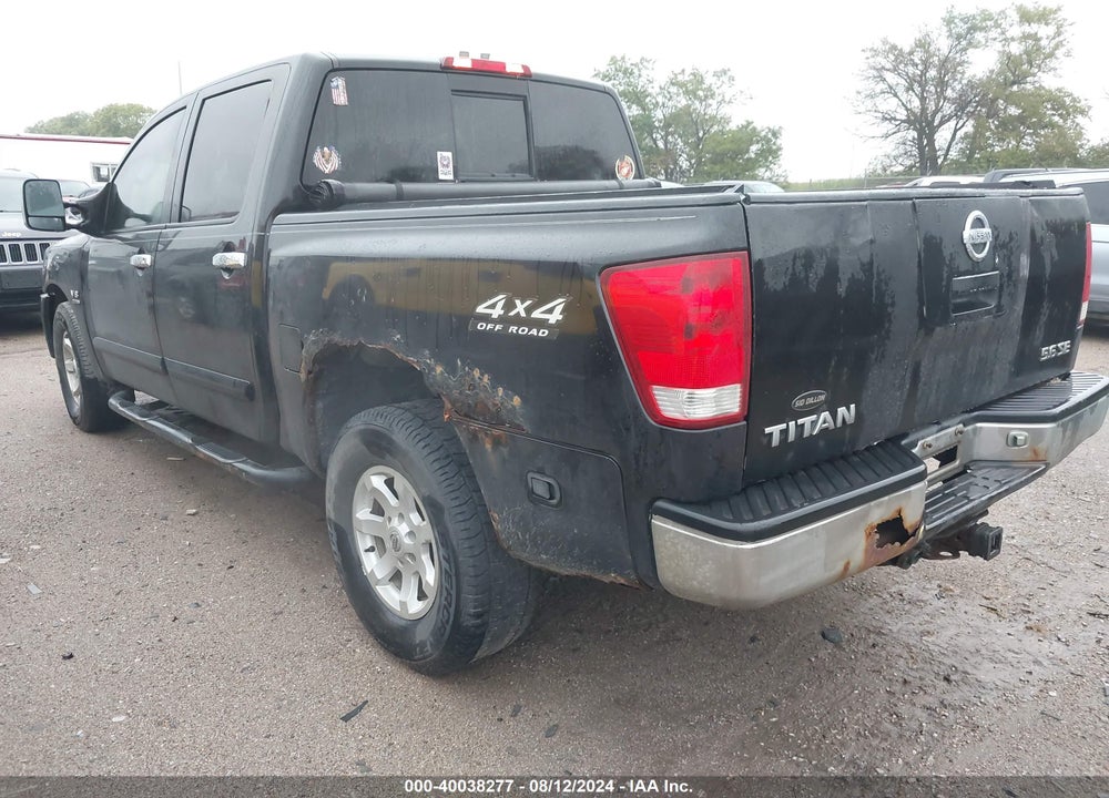 2004 NISSAN TITAN VIN: 1N6AA07B24N570970