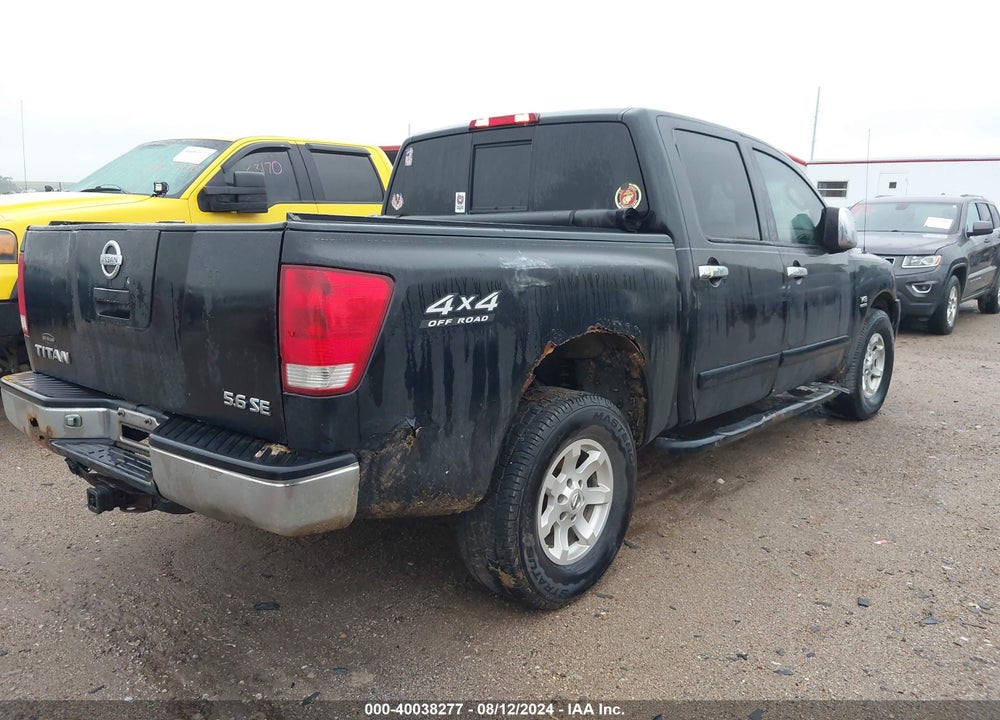 2004 NISSAN TITAN VIN: 1N6AA07B24N570970