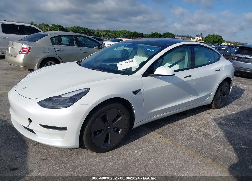 2021 TESLA MODEL 3 STANDARD RANGE PLUS REAR-WHEEL DRIVE VIN: 5YJ3E1EA7MF093273