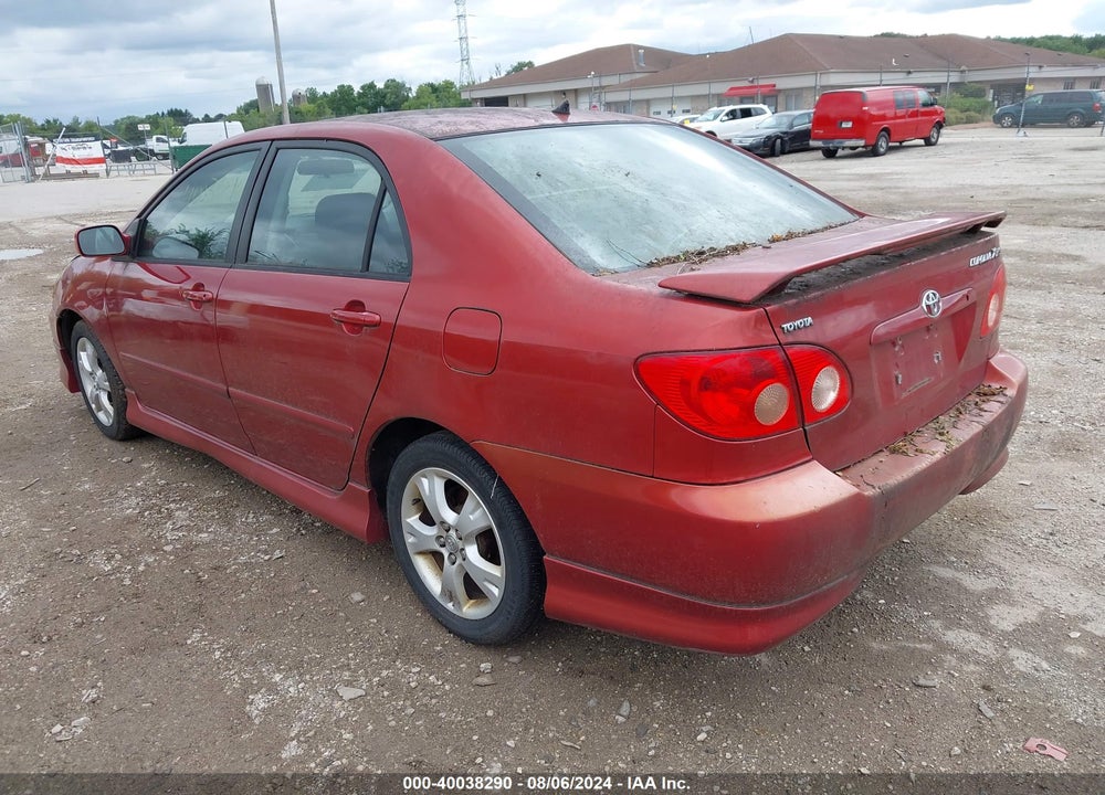2005 TOYOTA COROLLA XRS VIN: 2T1BY32E15C506431