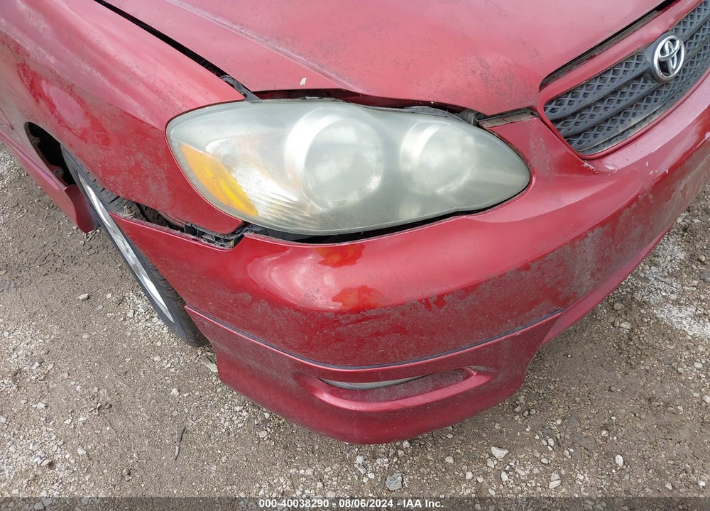 2005 TOYOTA COROLLA XRS VIN: 2T1BY32E15C506431
