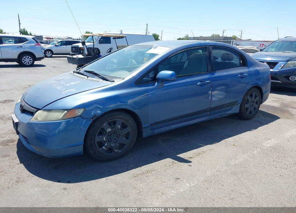 2008 HONDA CIVIC SDN LX VIN: 1HGFA16538L062066