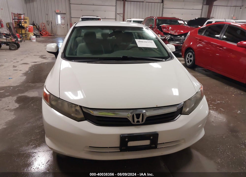 2012 HONDA CIVIC LX VIN: 2HGFB2F59CH328750