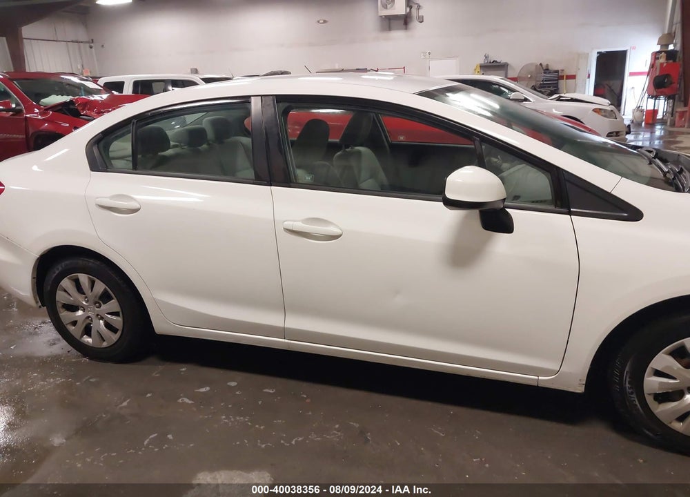 2012 HONDA CIVIC LX VIN: 2HGFB2F59CH328750
