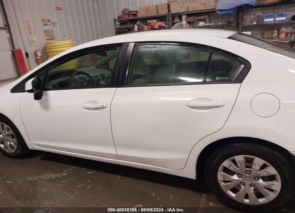 2012 HONDA CIVIC LX VIN: 2HGFB2F59CH328750