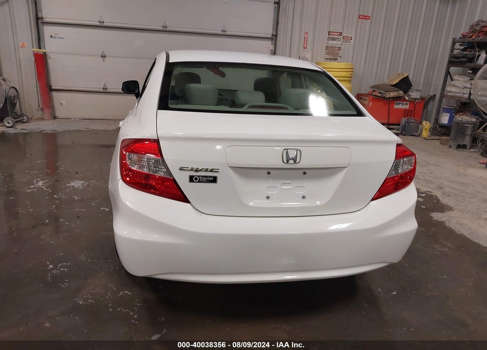 2012 HONDA CIVIC LX VIN: 2HGFB2F59CH328750