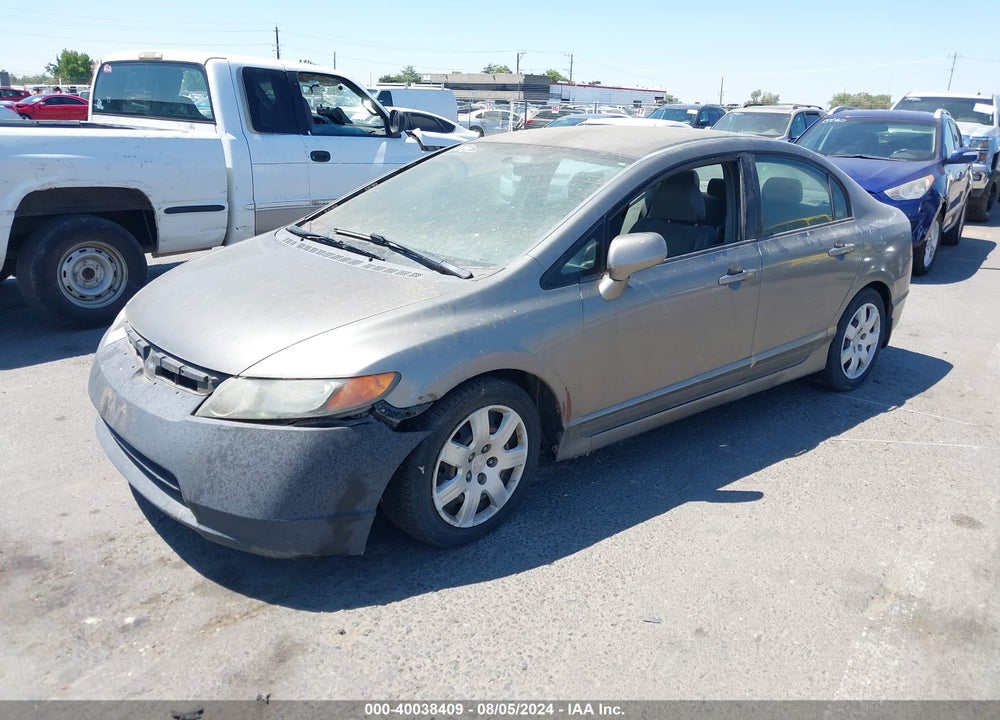 2008 HONDA CIVIC SDN LX VIN: 2HGFA16598H518536