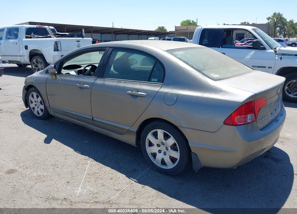 2008 HONDA CIVIC SDN LX VIN: 2HGFA16598H518536