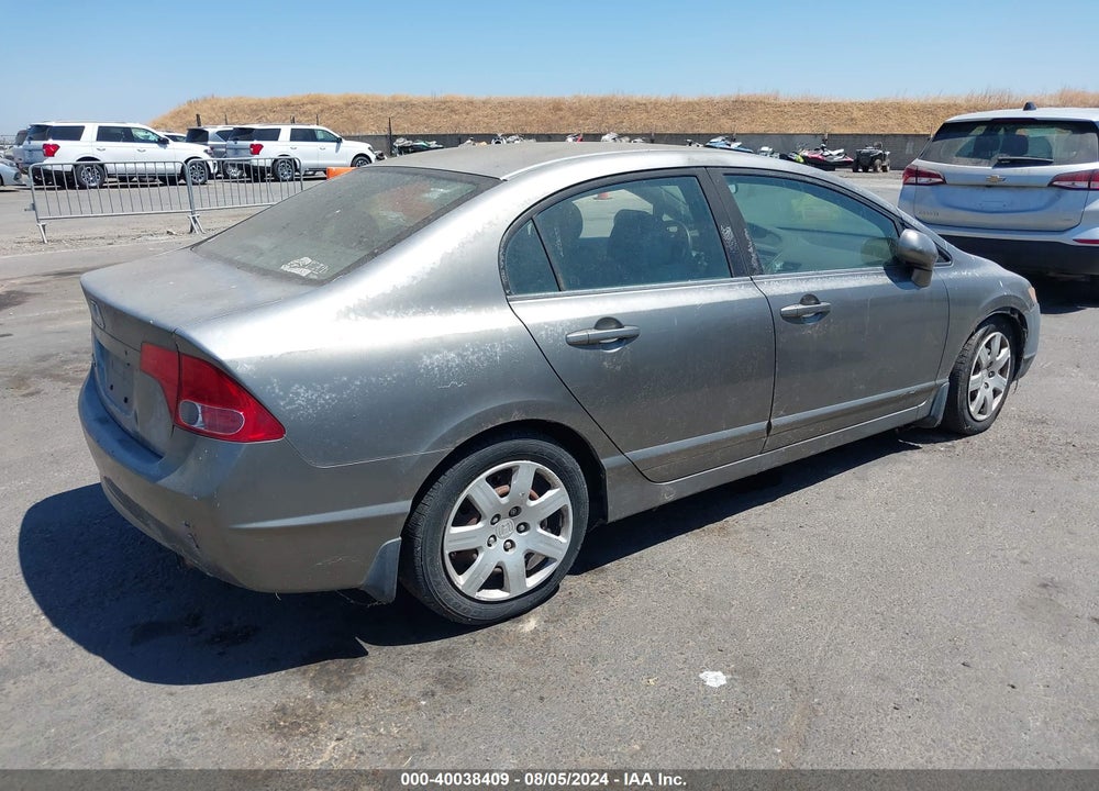 2008 HONDA CIVIC SDN LX VIN: 2HGFA16598H518536