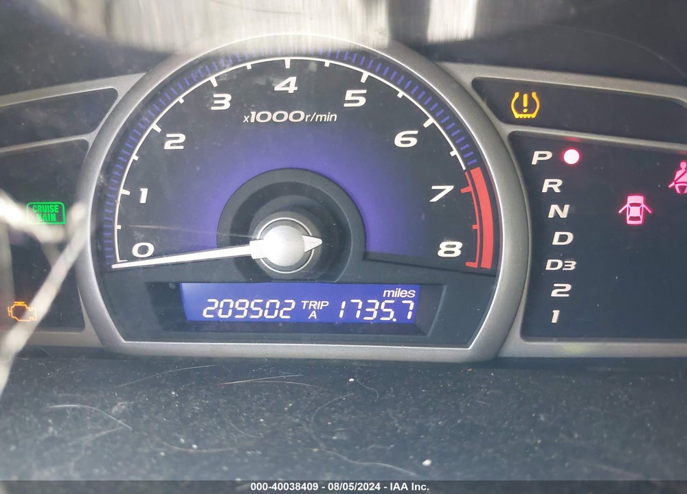 2008 HONDA CIVIC SDN LX VIN: 2HGFA16598H518536
