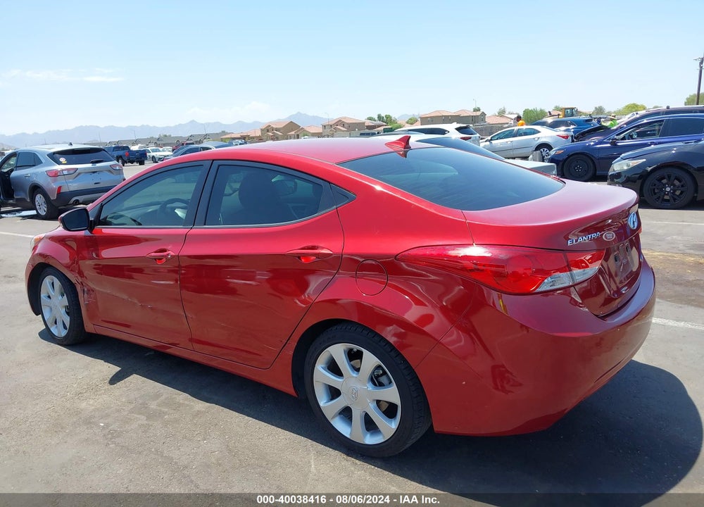 2012 HYUNDAI ELANTRA LIMITED (ULSAN PLANT) VIN: KMHDH4AE4CU200478