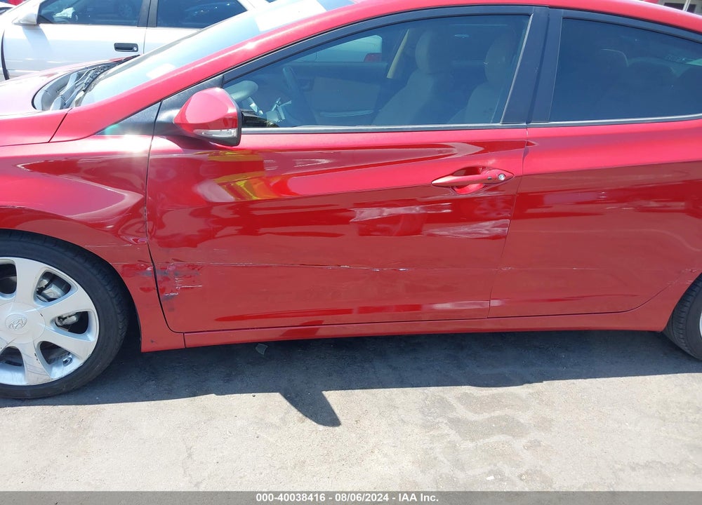 2012 HYUNDAI ELANTRA LIMITED (ULSAN PLANT) VIN: KMHDH4AE4CU200478