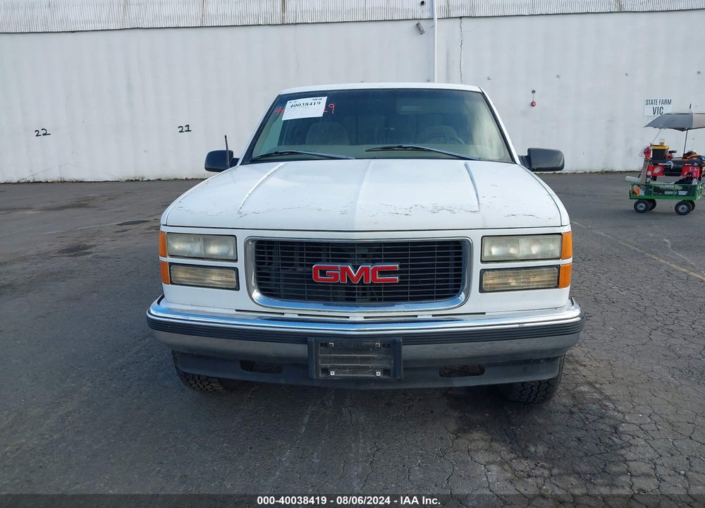 1998 GMC SIERRA 1500 SL WIDESIDE VIN: 2GTEK19R8W1512562