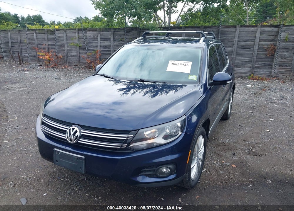 2013 VOLKSWAGEN TIGUAN SE VIN: WVGBV3AX0DW564527