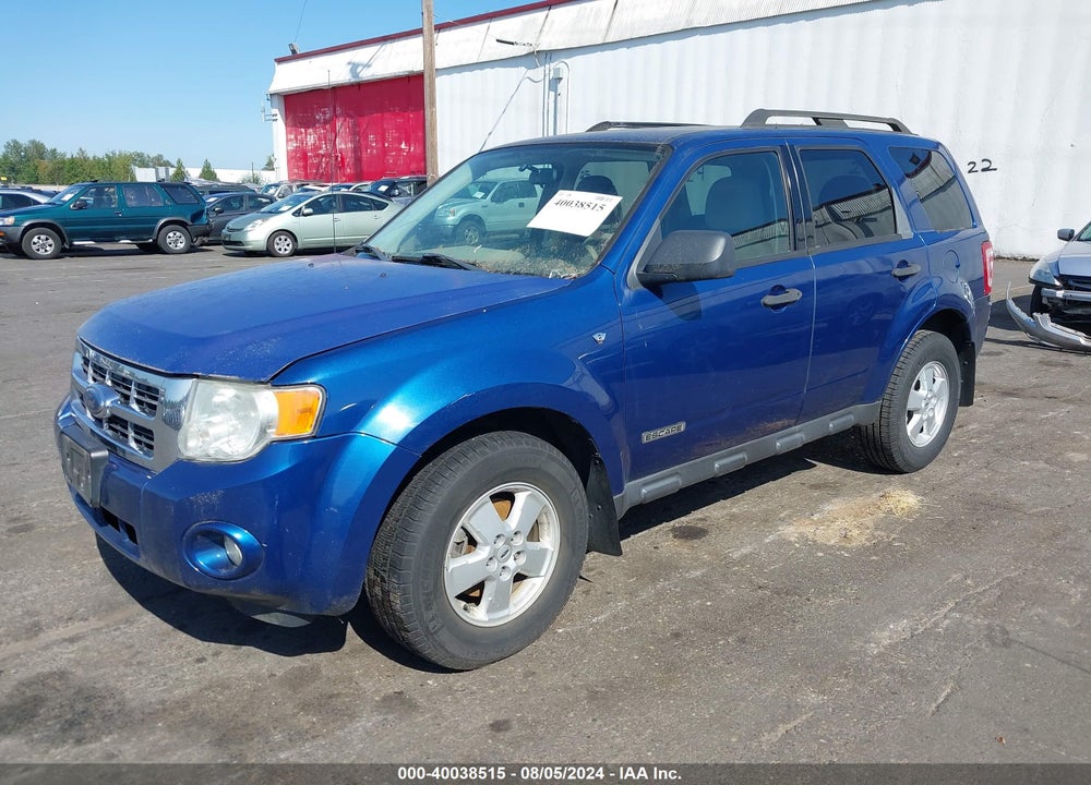 2008 FORD ESCAPE XLT VIN: 1FMCU93128KE00065