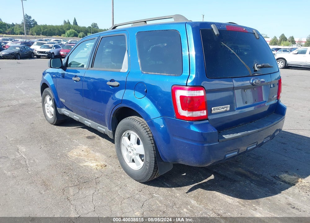 2008 FORD ESCAPE XLT VIN: 1FMCU93128KE00065