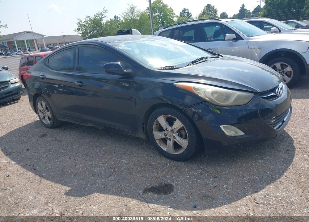 2013 HYUNDAI ELANTRA GLS VIN: 5NPDH4AE6DH315129
