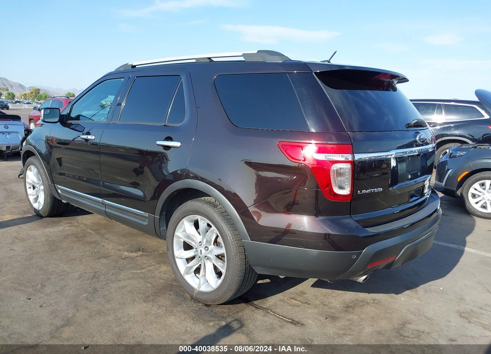 2013 FORD EXPLORER LIMITED VIN: 1FM5K8F81DGC03791