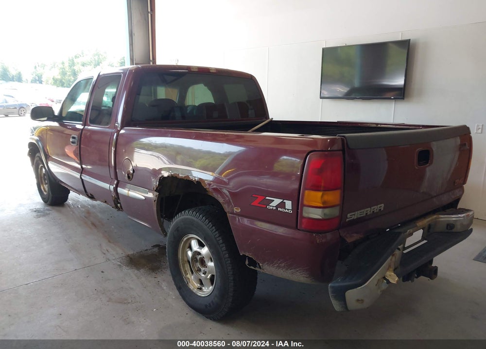 2002 GMC SIERRA 1500 SLE VIN: 1GTEK19TX2E220416