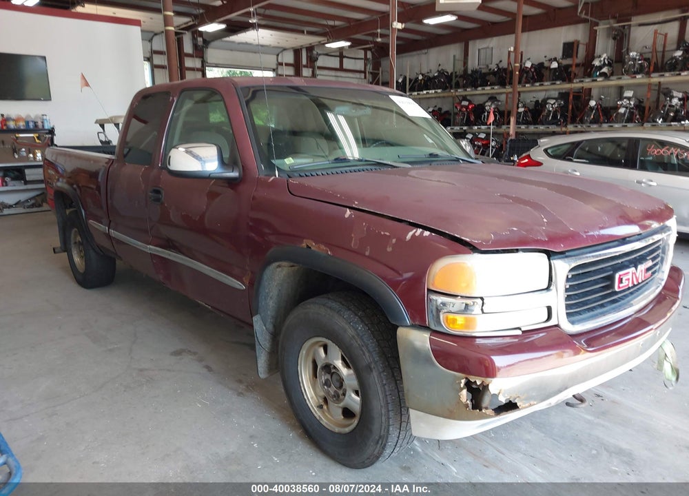 2002 GMC SIERRA 1500 SLE VIN: 1GTEK19TX2E220416