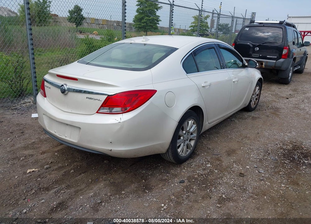 2012 BUICK REGAL VIN: 2G4GR5ERXC9150986
