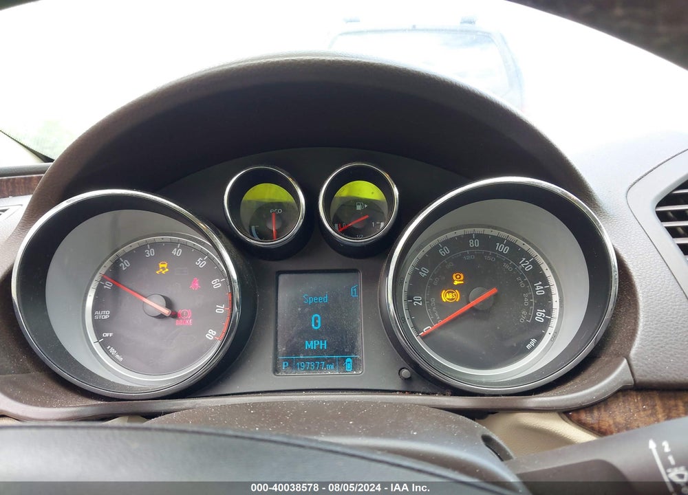 2012 BUICK REGAL VIN: 2G4GR5ERXC9150986