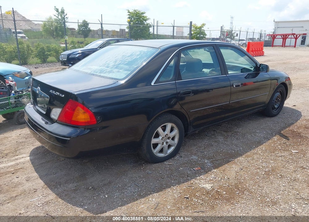 2000 TOYOTA AVALON XLS VIN: 4T1BF28B0YU102374
