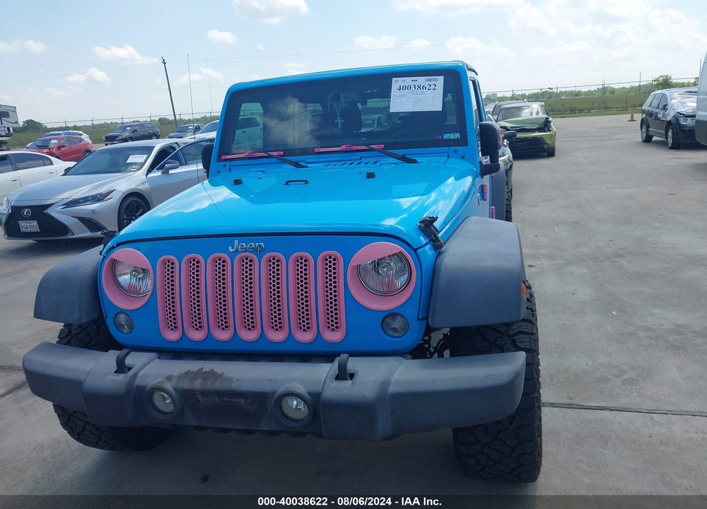 2017 JEEP WRANGLER UNLIMITED SPORT 4X4 VIN: 1C4BJWDG6HL738833