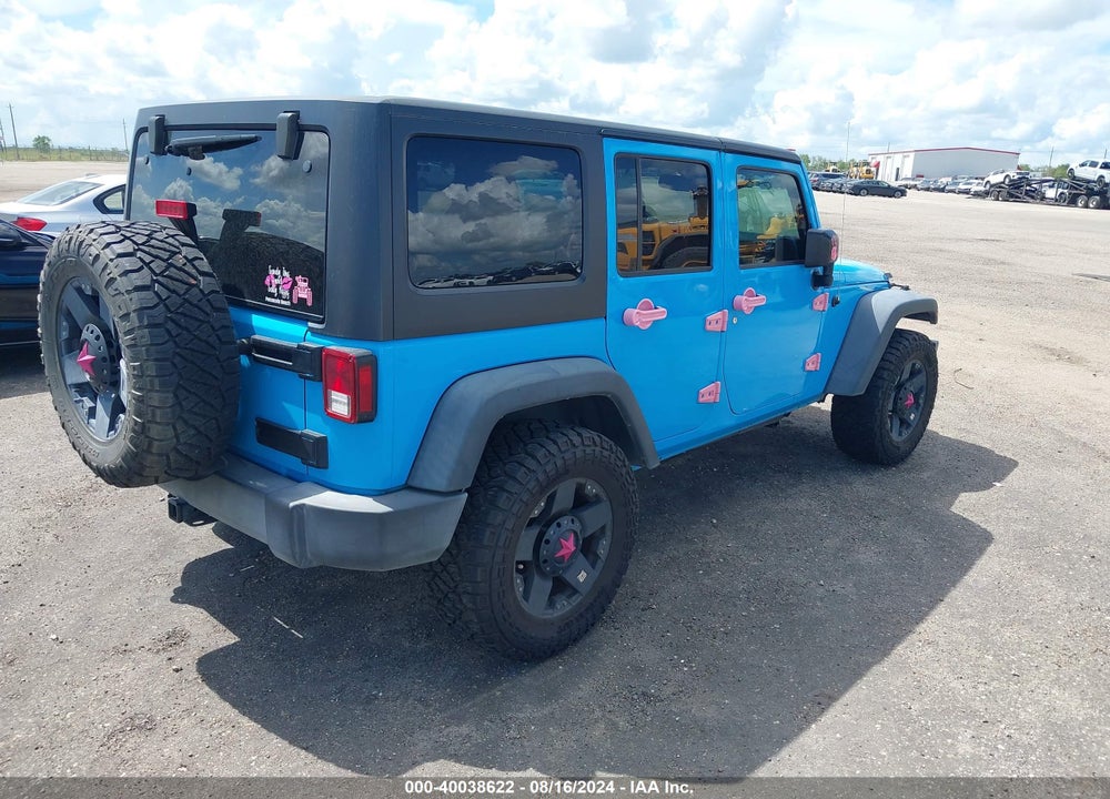 2017 JEEP WRANGLER UNLIMITED SPORT 4X4 VIN: 1C4BJWDG6HL738833